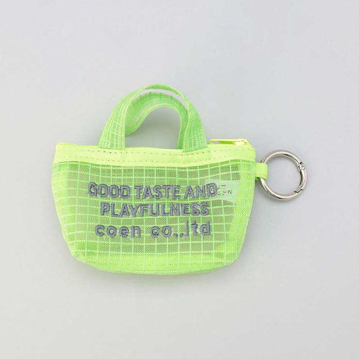 ロゴ刺繍 メッシュミニポーチキーホルダー | coen【women】 | 詳細画像10 