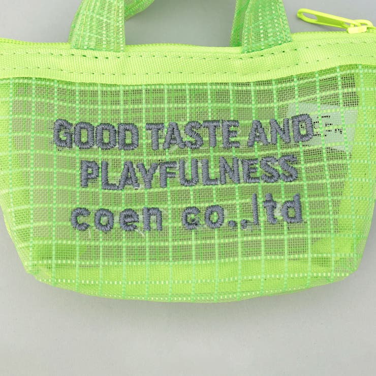 ロゴ刺繍 メッシュミニポーチキーホルダー | coen【women】 | 詳細画像13 