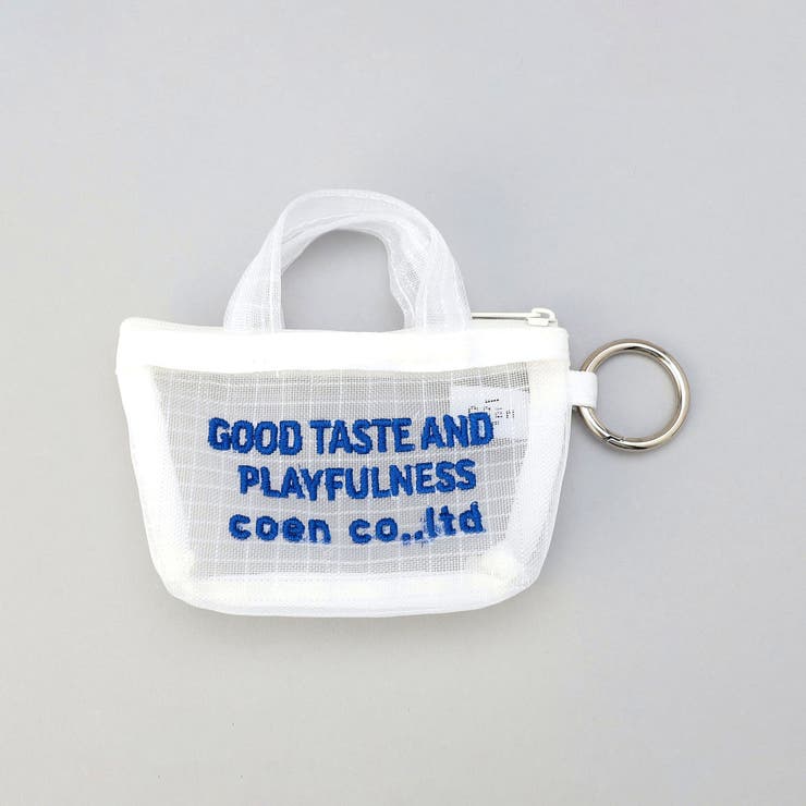 ロゴ刺繍 メッシュミニポーチキーホルダー | coen【women】 | 詳細画像7 