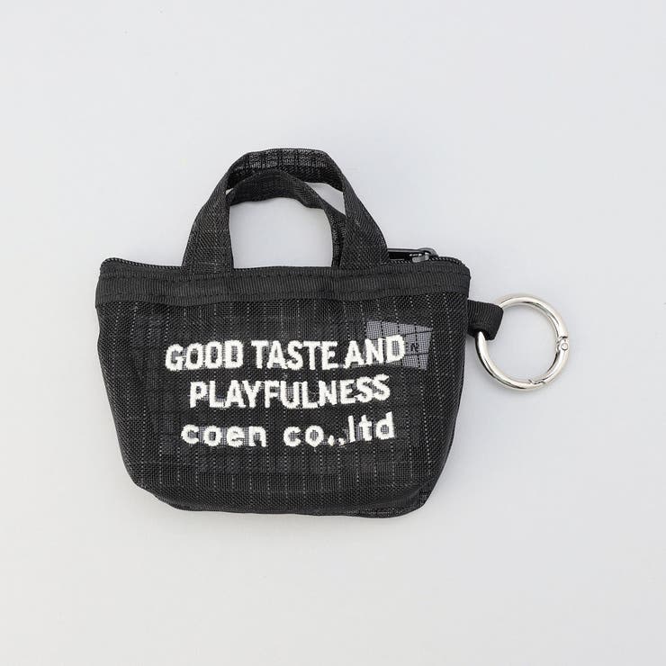 ロゴ刺繍 メッシュミニポーチキーホルダー | coen【women】 | 詳細画像8 