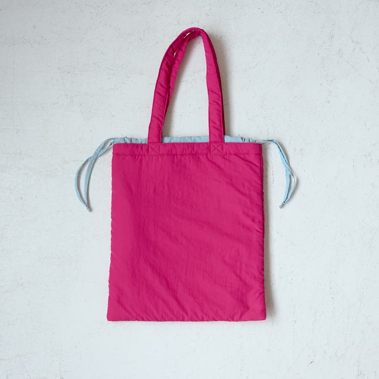 ロゴ刺繍 配色デザイン巾着トートバッグ | coen【women】 | 詳細画像11 