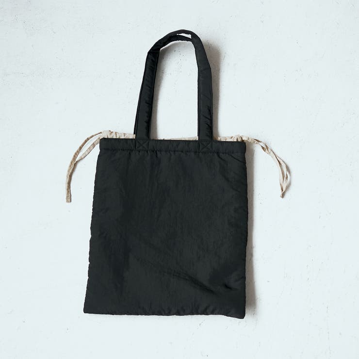 ロゴ刺繍 配色デザイン巾着トートバッグ | coen【women】 | 詳細画像3 