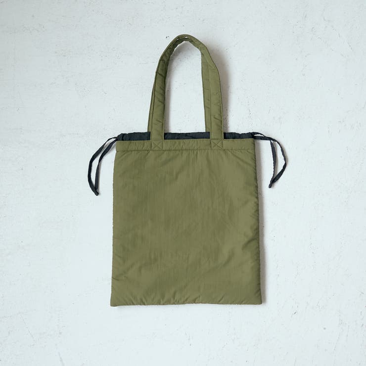 ロゴ刺繍 配色デザイン巾着トートバッグ | coen【women】 | 詳細画像7 