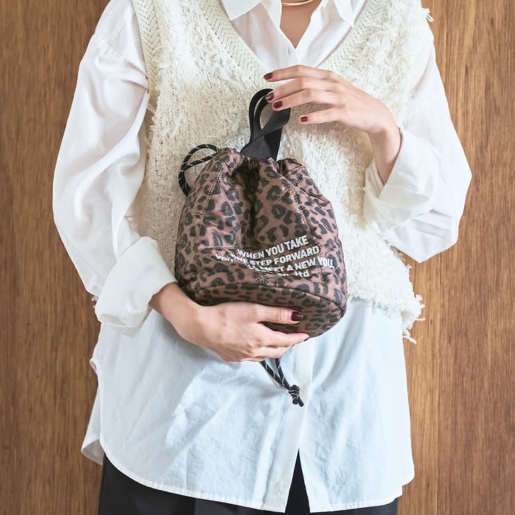 【新型登場】ロゴ刺繍キカキルト 2way巾着ショルダーバッグ | coen【women】 | 詳細画像11 