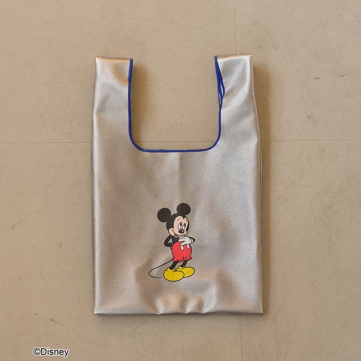【MICKEY（ミッキー）/別注】配色パイピング レザーライクショッパーバッグ | coen【women】 | 詳細画像5 