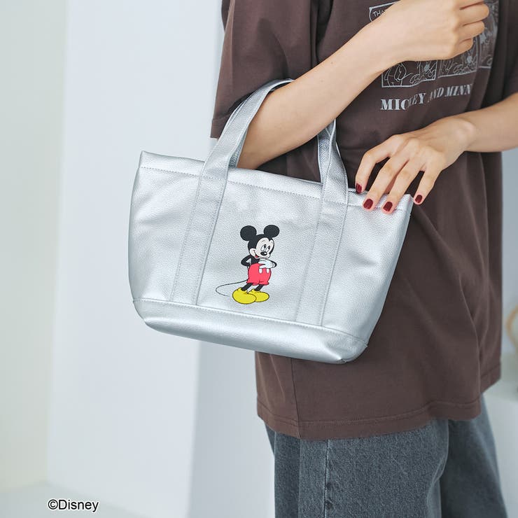【MICKEY（ミッキー）/別注】レザーライクミニトートバッグ | coen【women】 | 詳細画像2 