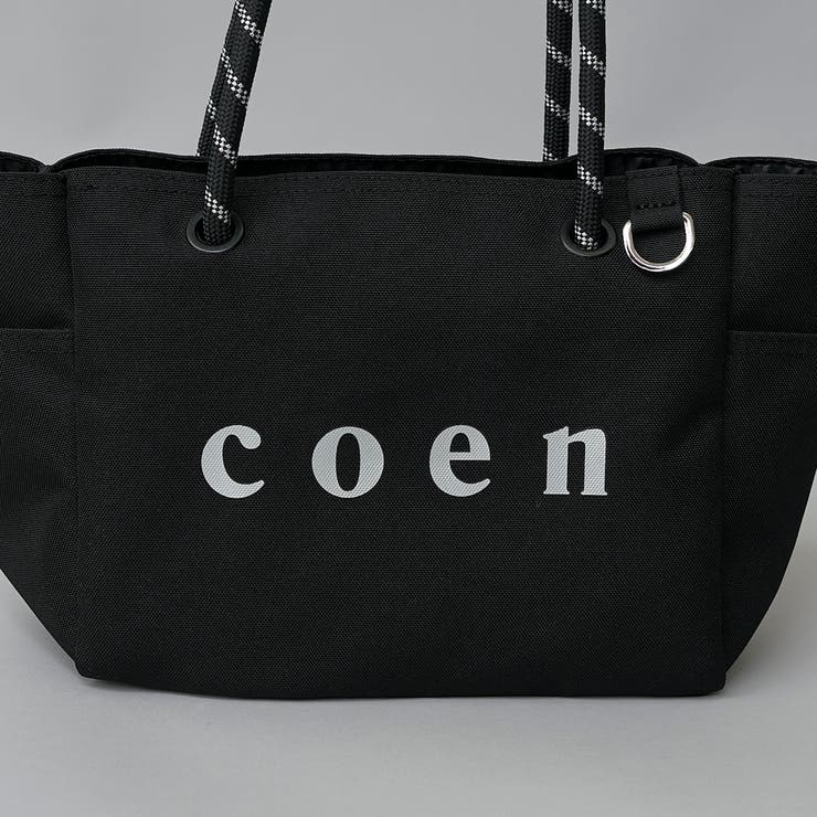 coen（コーエン）シルバーロゴ キャンバストートバッグ（Mサイズ） | coen【women】 | 詳細画像10 