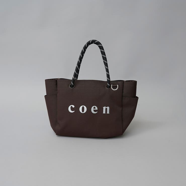 coen（コーエン）シルバーロゴ キャンバストートバッグ（Mサイズ） | coen【women】 | 詳細画像12 