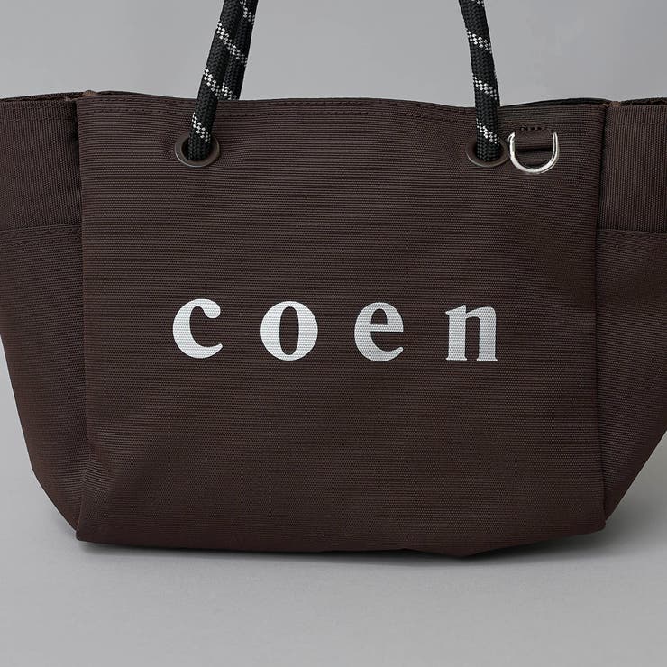 coen（コーエン）シルバーロゴ キャンバストートバッグ（Mサイズ） | coen【women】 | 詳細画像13 