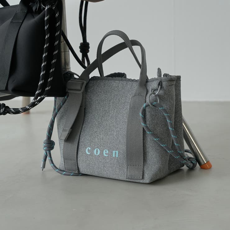 MD.GRAY | coen（コーエン）ロゴ 2wayダイバートートバッグ（Mサイズ） | coen【women】