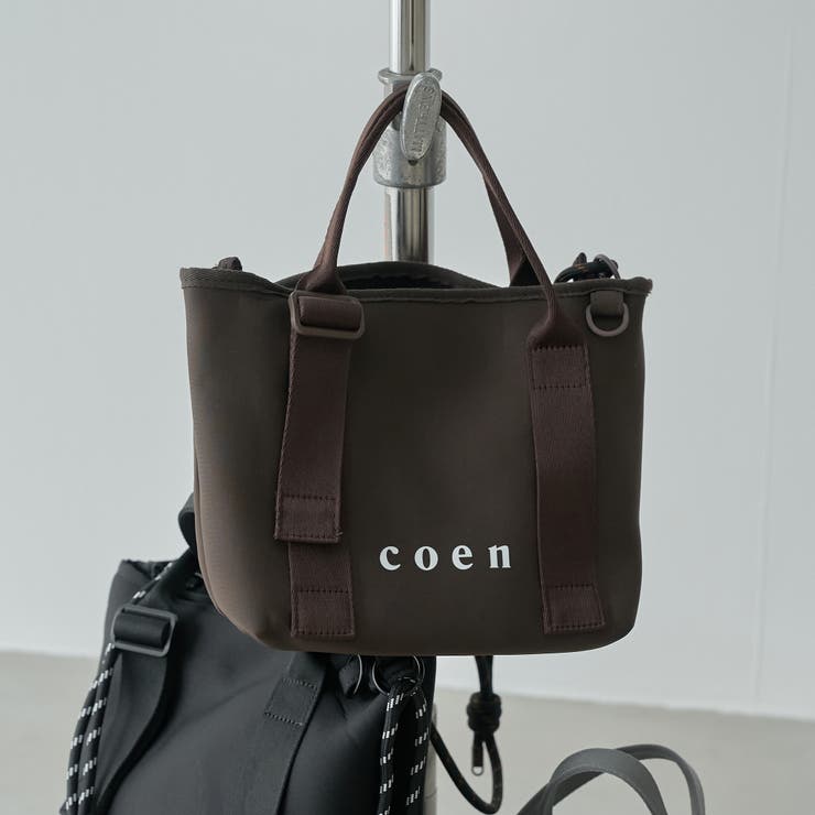 DK.BROWN | coen（コーエン）ロゴ 2wayダイバートートバッグ（Mサイズ） | coen【women】