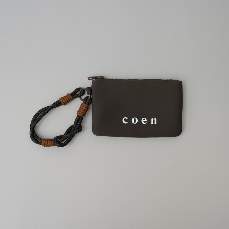 DK.BROWN | coen（コーエン）ロゴ ダイバーポーチ（Mサイズ） | coen【women】