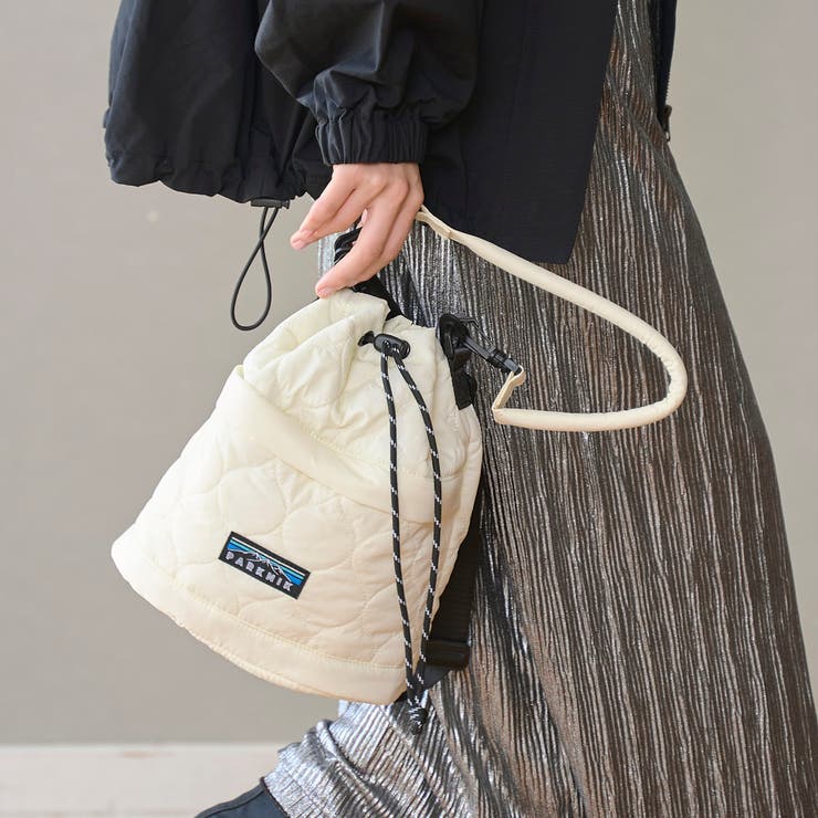 Parknik＞2WAYキルト巾着ショルダーバッグ[品番：COEW0006779]｜coen