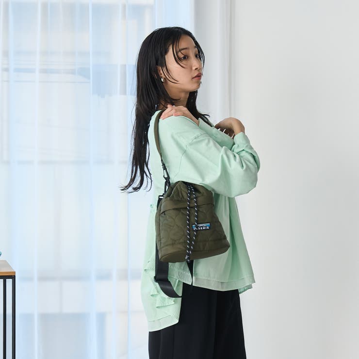Parknik＞2WAYキルト巾着ショルダーバッグ[品番：COEW0006779]｜coen