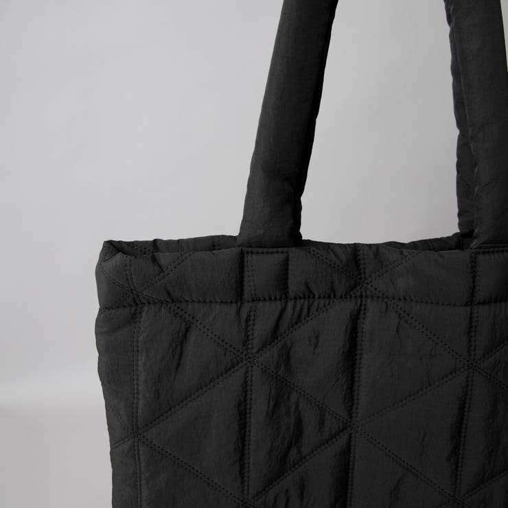 ロゴ刺繍 幾何柄 キルトトートバッグ | coen【women】 | 詳細画像43 