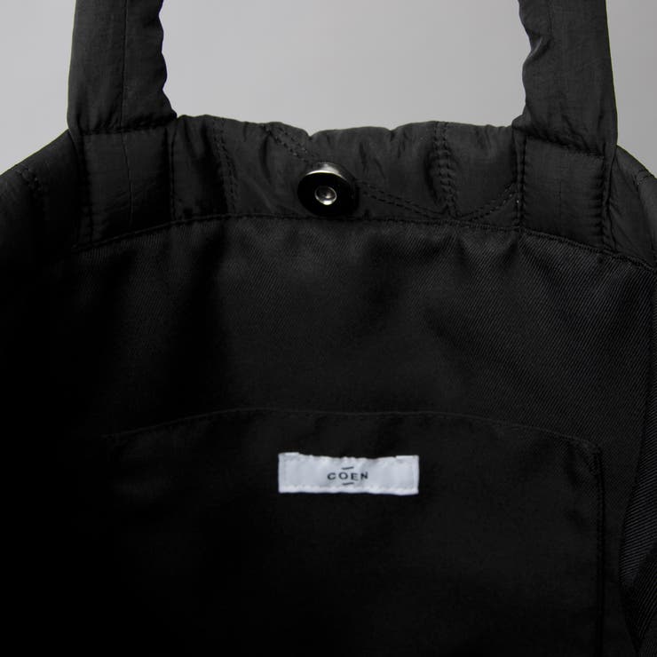 ロゴ刺繍 幾何柄 キルトトートバッグ | coen【women】 | 詳細画像44 