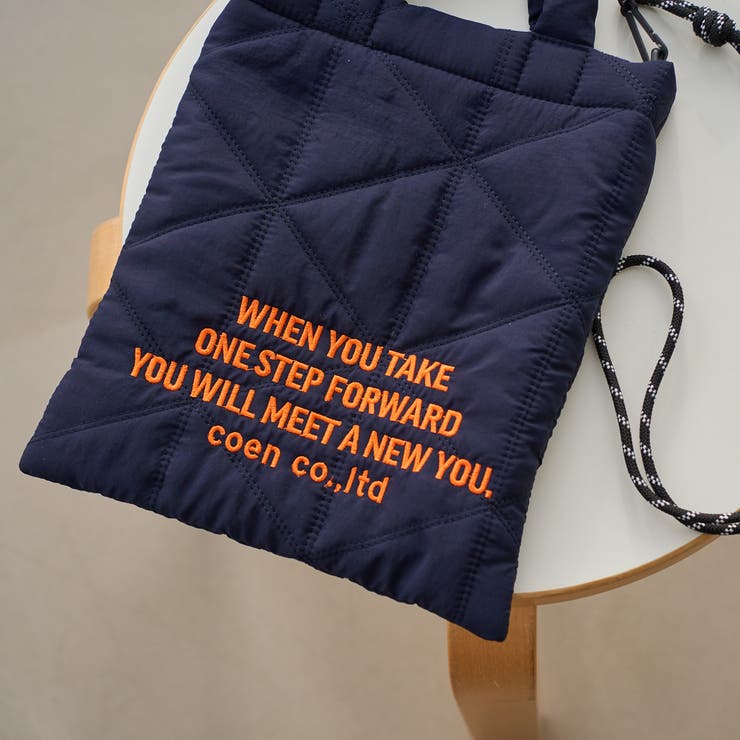 【新色追加】ロゴ刺繍 幾何柄 キルト2wayショルダーバッグ | coen【women】 | 詳細画像15 