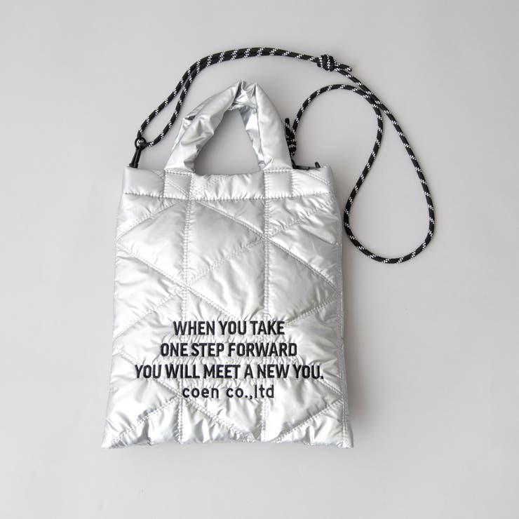 【新色追加】ロゴ刺繍 幾何柄 キルト2wayショルダーバッグ | coen【women】 | 詳細画像17 