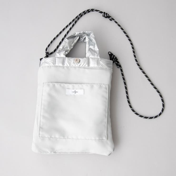 【新色追加】ロゴ刺繍 幾何柄 キルト2wayショルダーバッグ | coen【women】 | 詳細画像19 