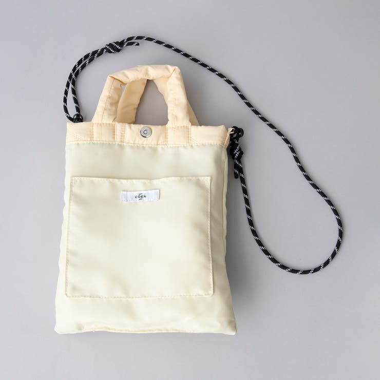 【新色追加】ロゴ刺繍 幾何柄 キルト2wayショルダーバッグ | coen【women】 | 詳細画像26 