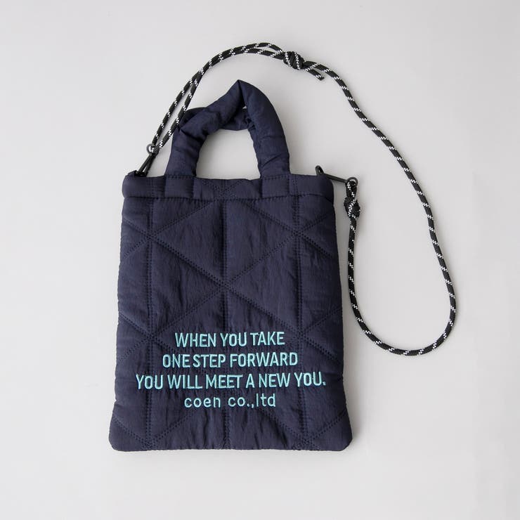 【新色追加】ロゴ刺繍 幾何柄 キルト2wayショルダーバッグ | coen【women】 | 詳細画像33 