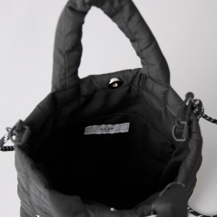 【新色追加】ロゴ刺繍 幾何柄 キルト2wayショルダーバッグ | coen【women】 | 詳細画像49 