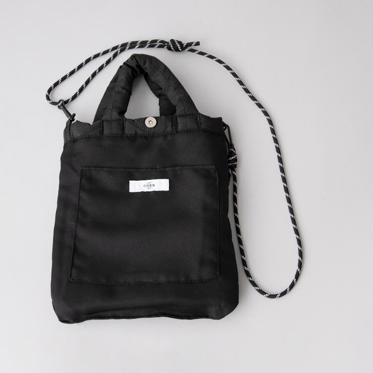 【新色追加】ロゴ刺繍 幾何柄 キルト2wayショルダーバッグ | coen【women】 | 詳細画像50 