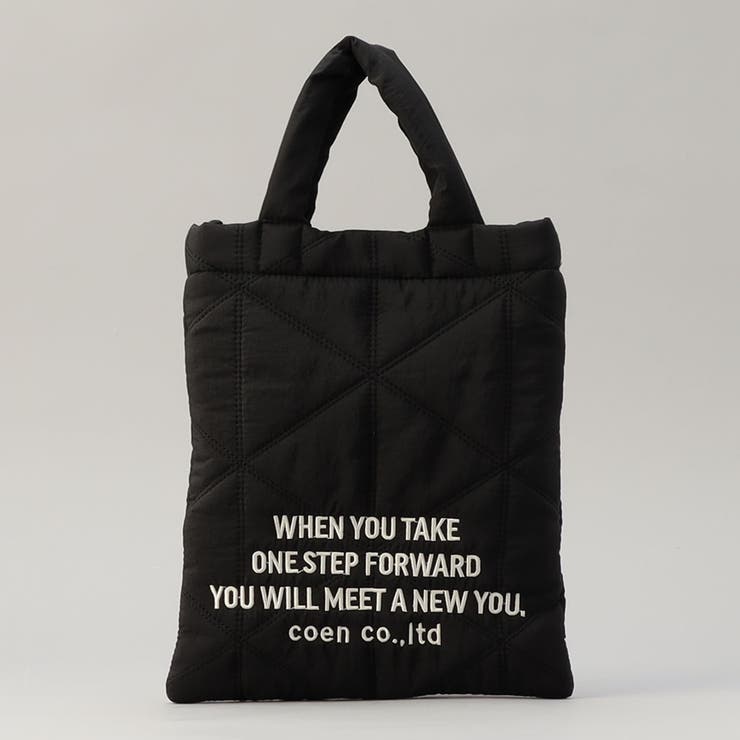 【新色追加】ロゴ刺繍 幾何柄 キルト2wayショルダーバッグ | coen【women】 | 詳細画像9 