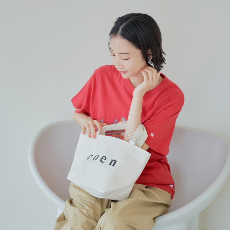 【新色登場・追加】coen（コーエン） ロゴトートバッグ（Sサイズ） | coen【women】 | 詳細画像4 