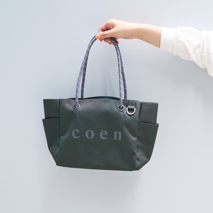 coen ロゴ ポリキャンバストートバッグ | coen【women】 | 詳細画像7 
