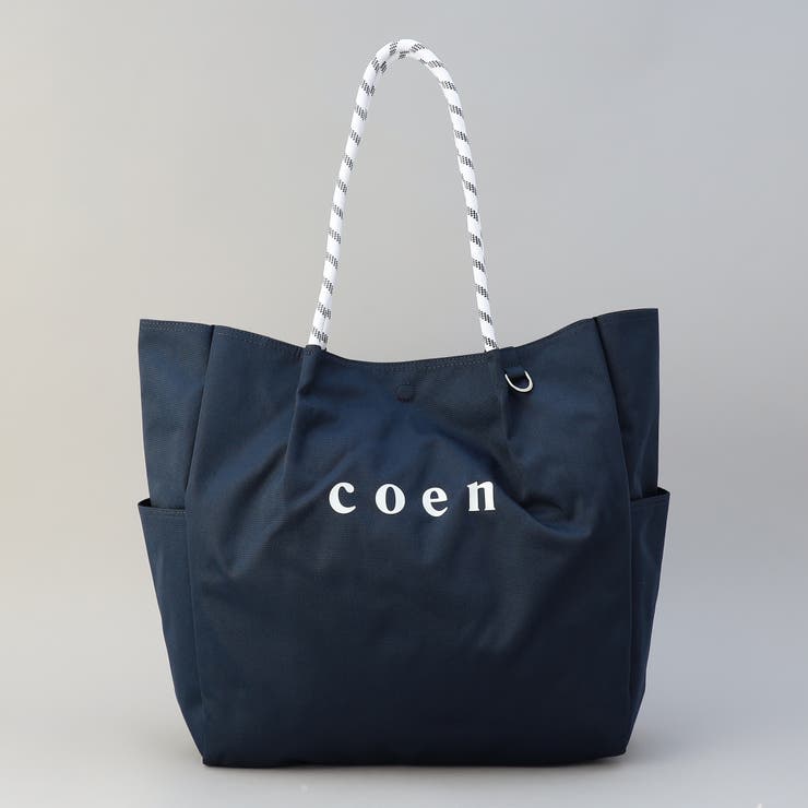 【新色登場】 coenロゴ ポリキャンバストート（Lサイズ） | coen【women】 | 詳細画像14 
