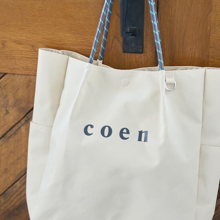 【新色登場】 coenロゴ ポリキャンバストート（Lサイズ） | coen【women】 | 詳細画像5 