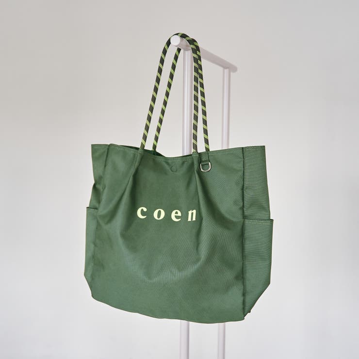 OLIVE | 【新色登場】 coenロゴ ポリキャンバストート（Lサイズ） | coen【women】