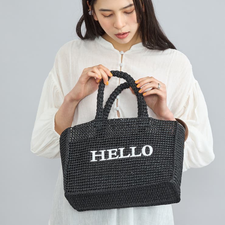 レタード刺繍ペーパートートバッグ[品番：COEW0005464]｜coen【women】（コーエン ）のレディースファッション通販｜SHOPLIST（ショップリスト）