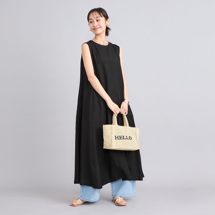 レタード刺繍ペーパートートバッグ | coen【women】 | 詳細画像7 