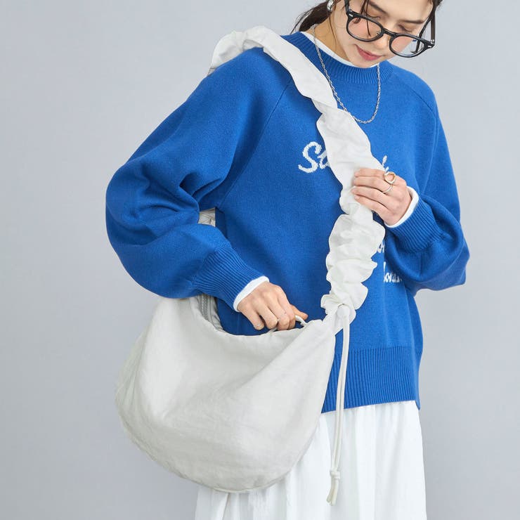 OFF WHITE | ギャザーハンドルショルダーバッグ | coen【women】