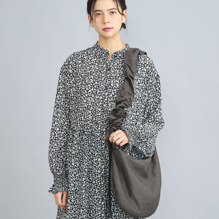 DK.GRAY | ギャザーハンドルショルダーバッグ | coen【women】