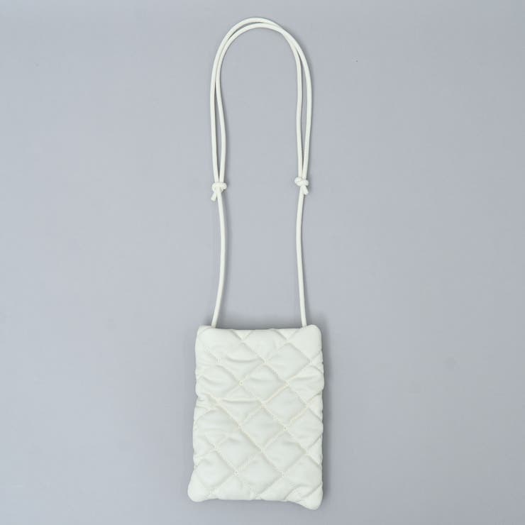 OFF WHITE | レザーライクミニショルダーバッグT | coen【women】