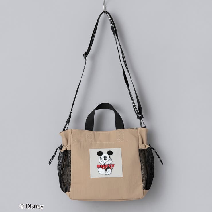 ディズニー　ショルダーバッグ coen／Disney（ディズニー）メッシュショルダーバッグ