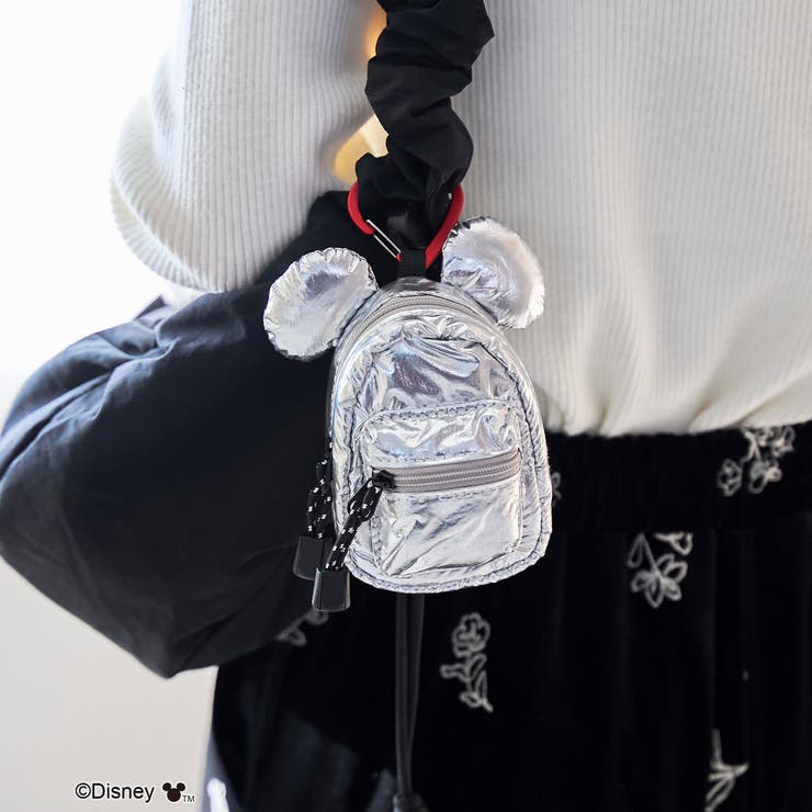 SILVER | 【MICKEY(ミッキー) / 別注】 リュック型シルエットミニポーチ | coen【women】