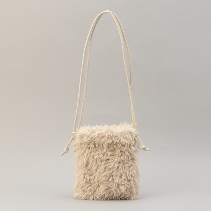 NATURAL | フェイクファーミニショルダーバッグ | coen【women】