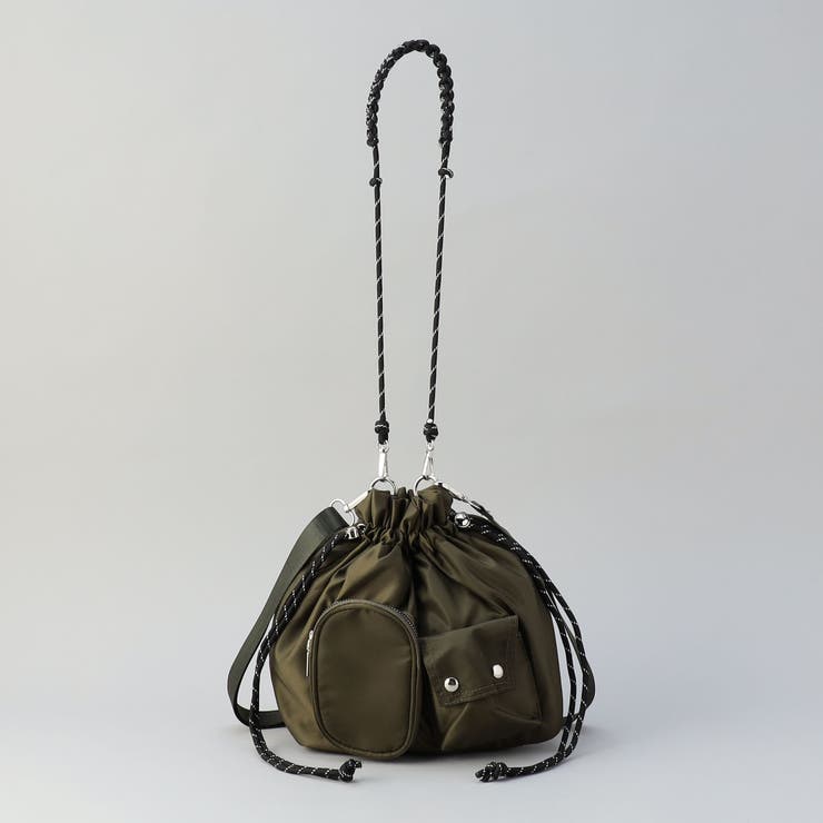 サテンドローストリング2WAYバッグ | coen【women】 | 詳細画像1 