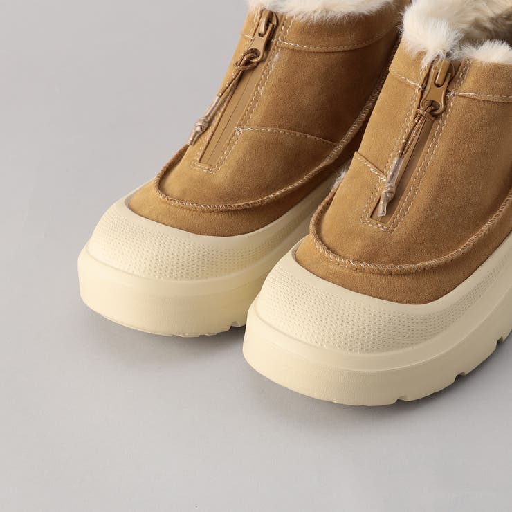PARKNIK（パークニック）】TOECAPムートンライクジップショートブーツ