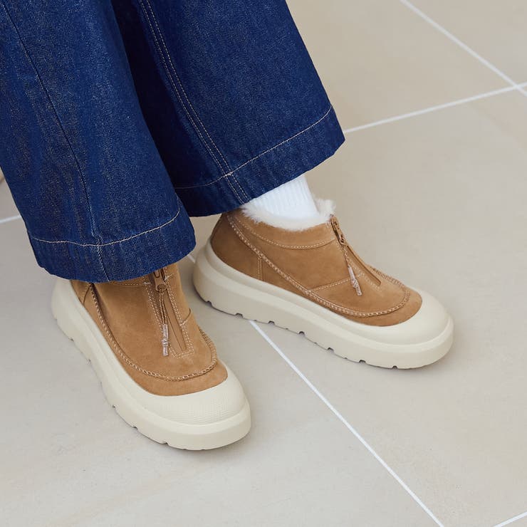 【PARKNIK（パークニック）】TOECAPムートンライクジップショートブーツ… | coen【women】 | 詳細画像4 