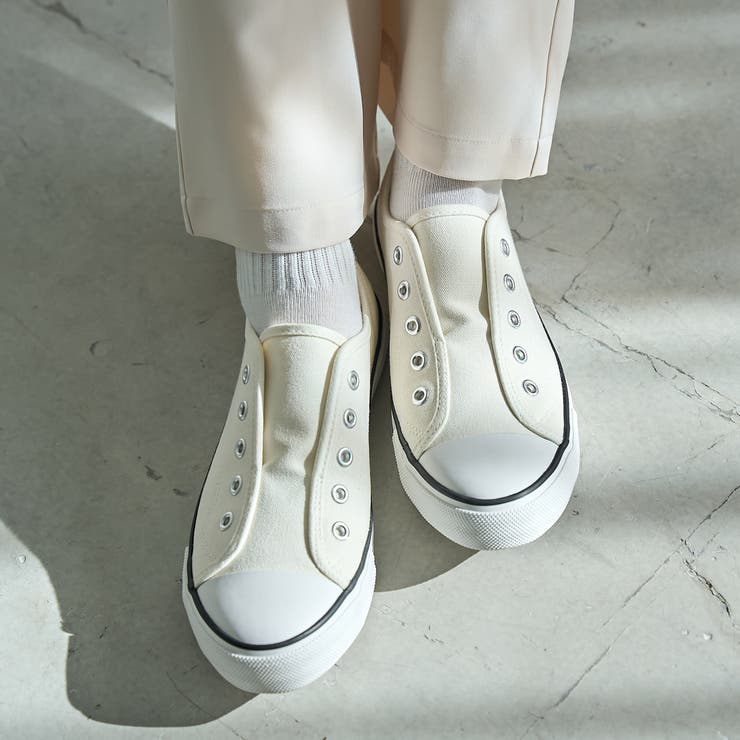 キャンバススリッポン（WEB限定サイズあり） | coen【women】 | 詳細画像2 