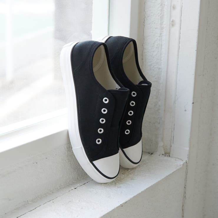 キャンバススリッポン（WEB限定サイズあり） | coen【women】 | 詳細画像3 