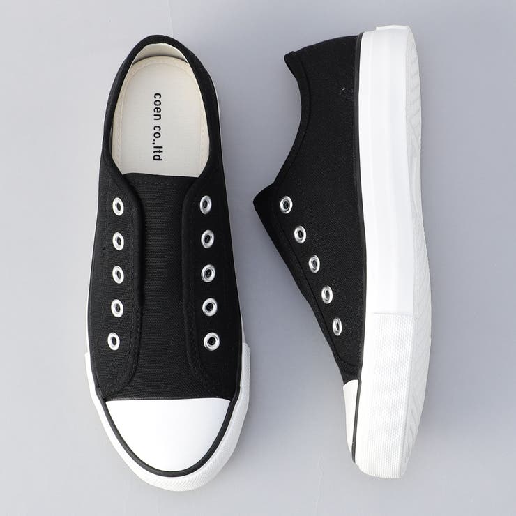 キャンバススリッポン（WEB限定サイズあり） | coen【women】 | 詳細画像5 