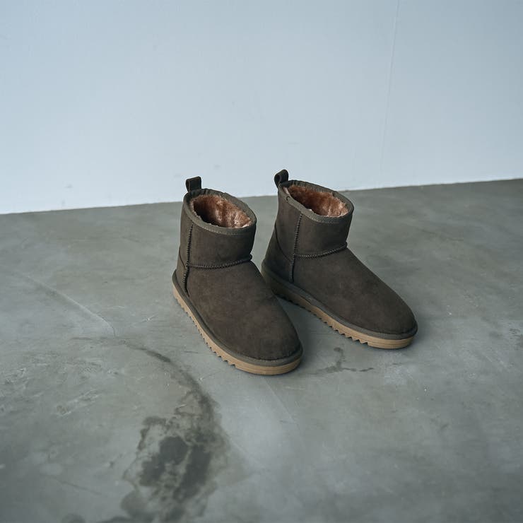 OLIVE | ＜Parknik＞フェイクムートンショートブーツ | coen【women】