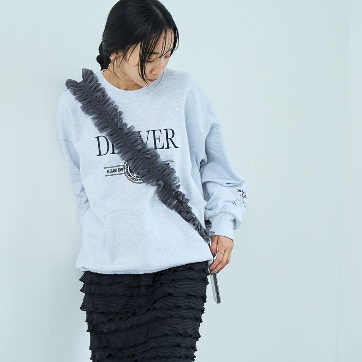 DK.GRAY | チュールフリルストラップ | coen【women】