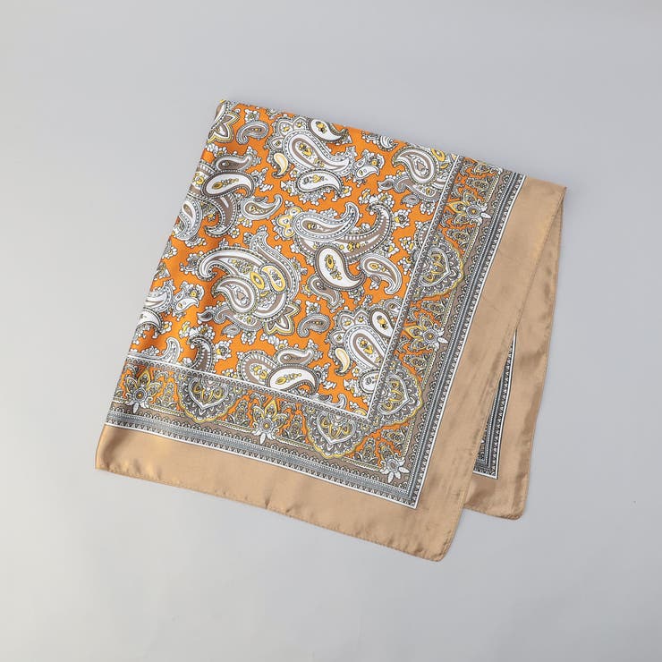 ペイズリー柄プリント大判スカーフ | coen【women】 | 詳細画像2 